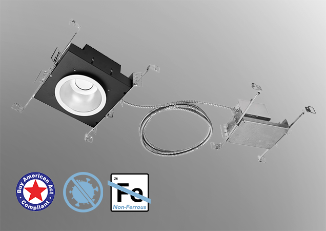 LED Open Round Downlight - MRI, IC-Rated