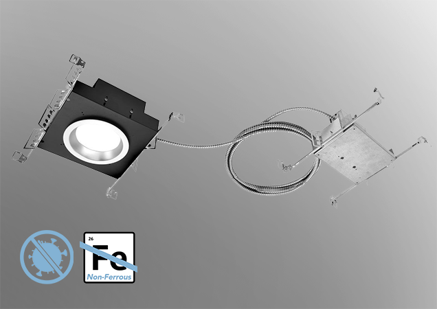 LED 6” Enclosed Round Downlight - MRI, IC-Rated