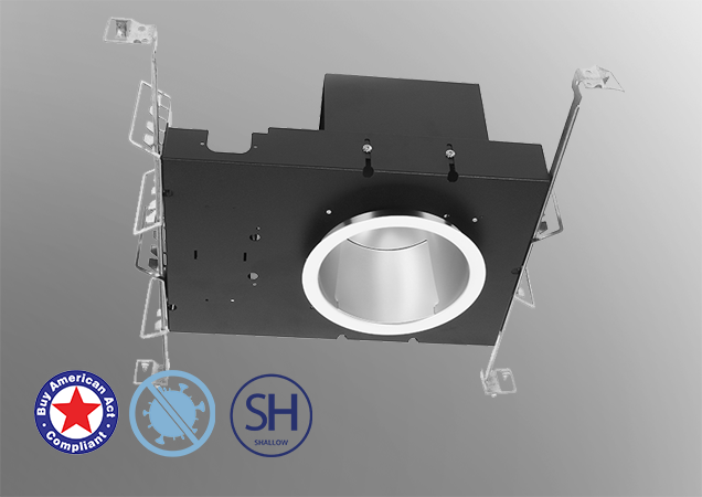 LED 6” Open Wall Wash Downlight - IC Rated